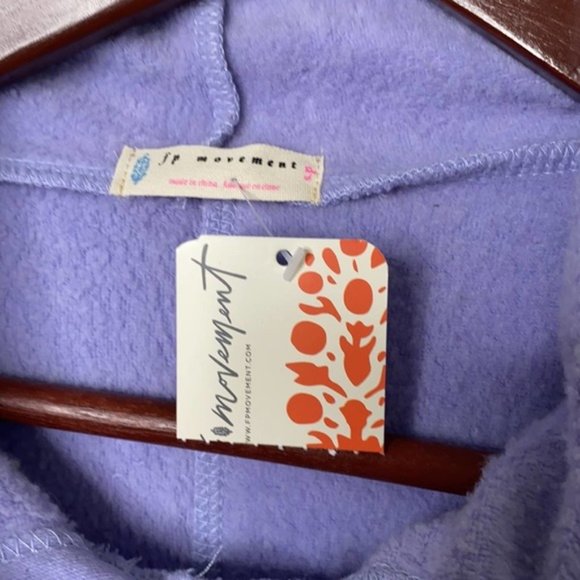 Free People FP Movement Work It Out Jogger Hoodie Women's Purple NWT Size: Small - Picture 4 of 7